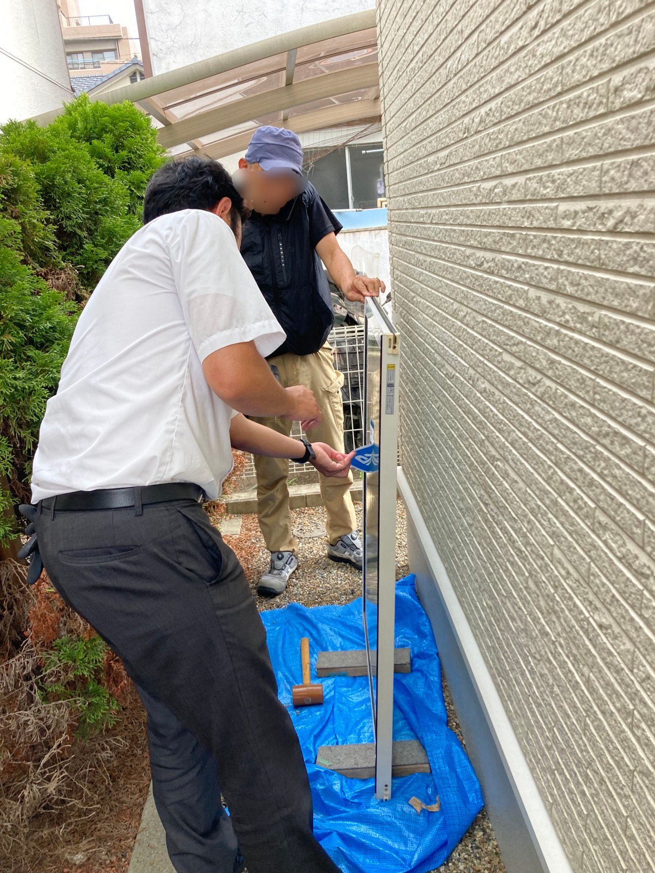 名古屋市南区の戸建住宅にて、PG硝子割れ替え交換工事を行いました。【株式会社吉川商会】